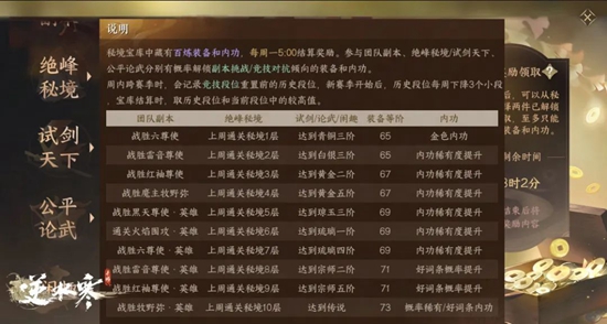 逆水寒手游秘境宝库玩法介绍