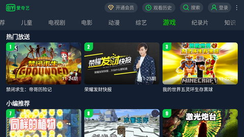 爱奇艺tv手机vip通用版