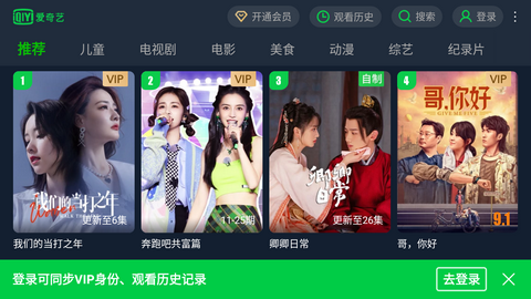爱奇艺tv手机vip通用版