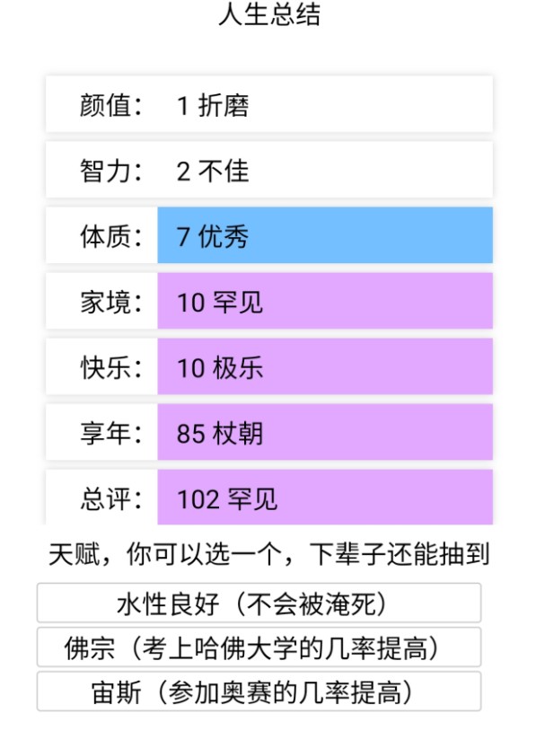 liferestart.syaro游戏官方中文版图片1
