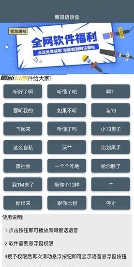 鹰哥语音包截图1