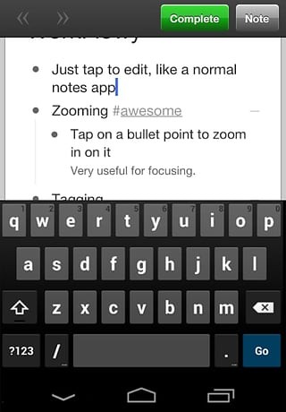workflowy截图2