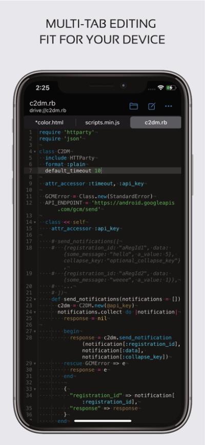 代码编辑器app截图2