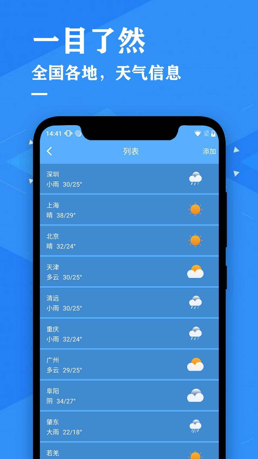 天气预报app截图2